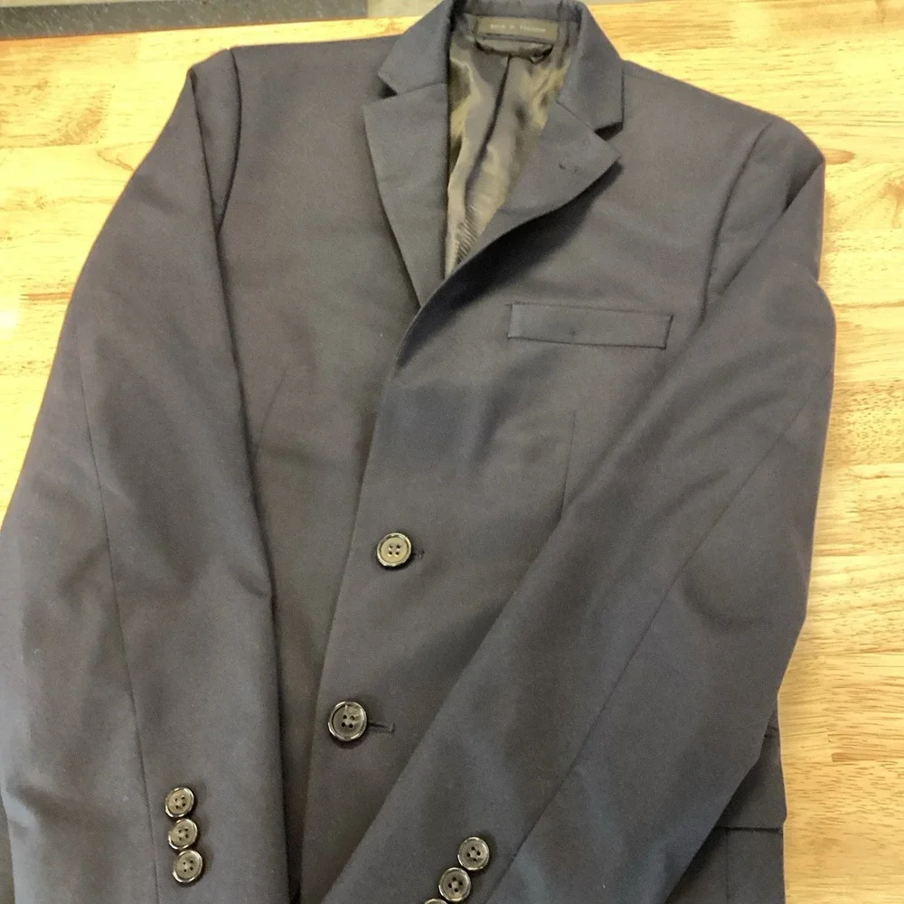 LAUREN RALPH LAUREN Boys Navy Blue Sport‎ Coat Suit Blazer 14R